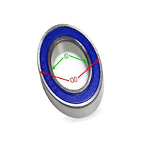 1/10x 5x8x2.5mm Bearings PTFE Rubber Seals RC 2728 4606 5114 1213 B020 MR85-2RS - BD2