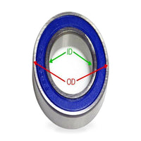 1/10x 5x8x2.5mm Bearings PTFE Rubber Seals RC 2728 4606 5114 1213 B020 MR85-2RS - ZT2