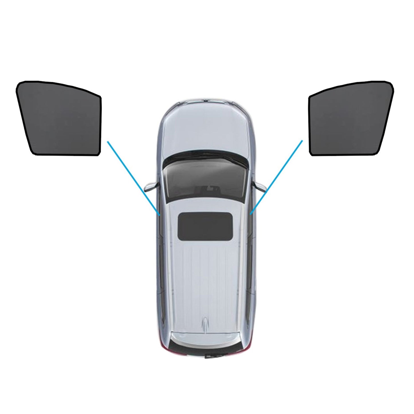 Magnetic Car Window Sun Shades Suitable for Subaru XV/Impreza 2017-2023