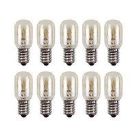 10PCS E14 Salt Lamp Globe Bulb 15W Light Bulb 230v Refrigerator Oven Replacement
