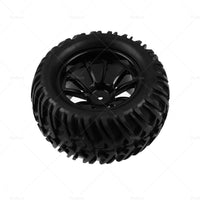 4x Wheel Rim  and  Tires Suitable For HSP 1 10 Monster Truck RC Car 12mm Hub