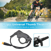 Electric Bicycle EBike Left Right Universal Thumb Throttle Speed Control-24-72V