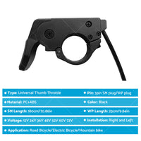 Electric Bicycle EBike Left Right Universal Thumb Throttle Speed Control-24-72V