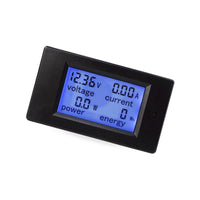 DC 6.5-100V 20-50-100A LCD Digital Combo Panel Volt Amp Power Watt Meter