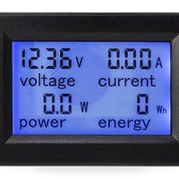 DC 6.5-100V 20-50-100A LCD Digital Combo Panel Volt Amp Power Watt Meter