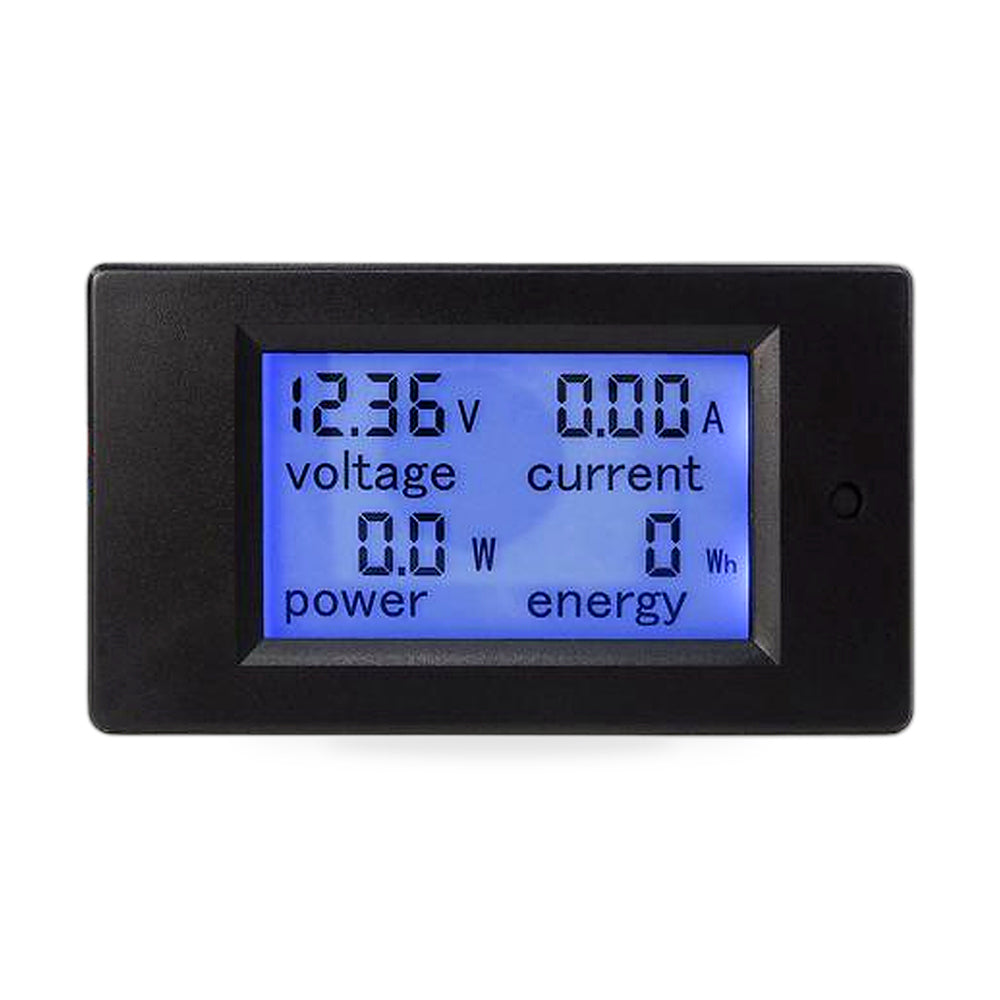 DC 6.5-100V 20-50-100A LCD Digital Combo Panel Volt Amp Power Watt Meter