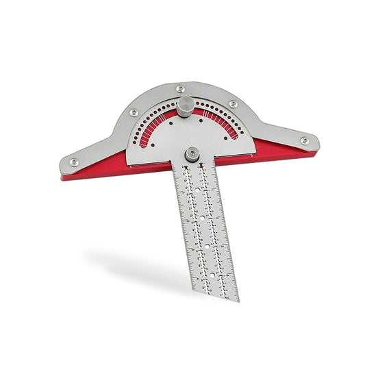 Woodworkers Edge-Rule Protractor Angle Finder Stainless Steel Caliper 15in