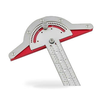 compare product Woodworkers Edge-Rule Protractor Angle Finder Stainless Steel Caliper 15in