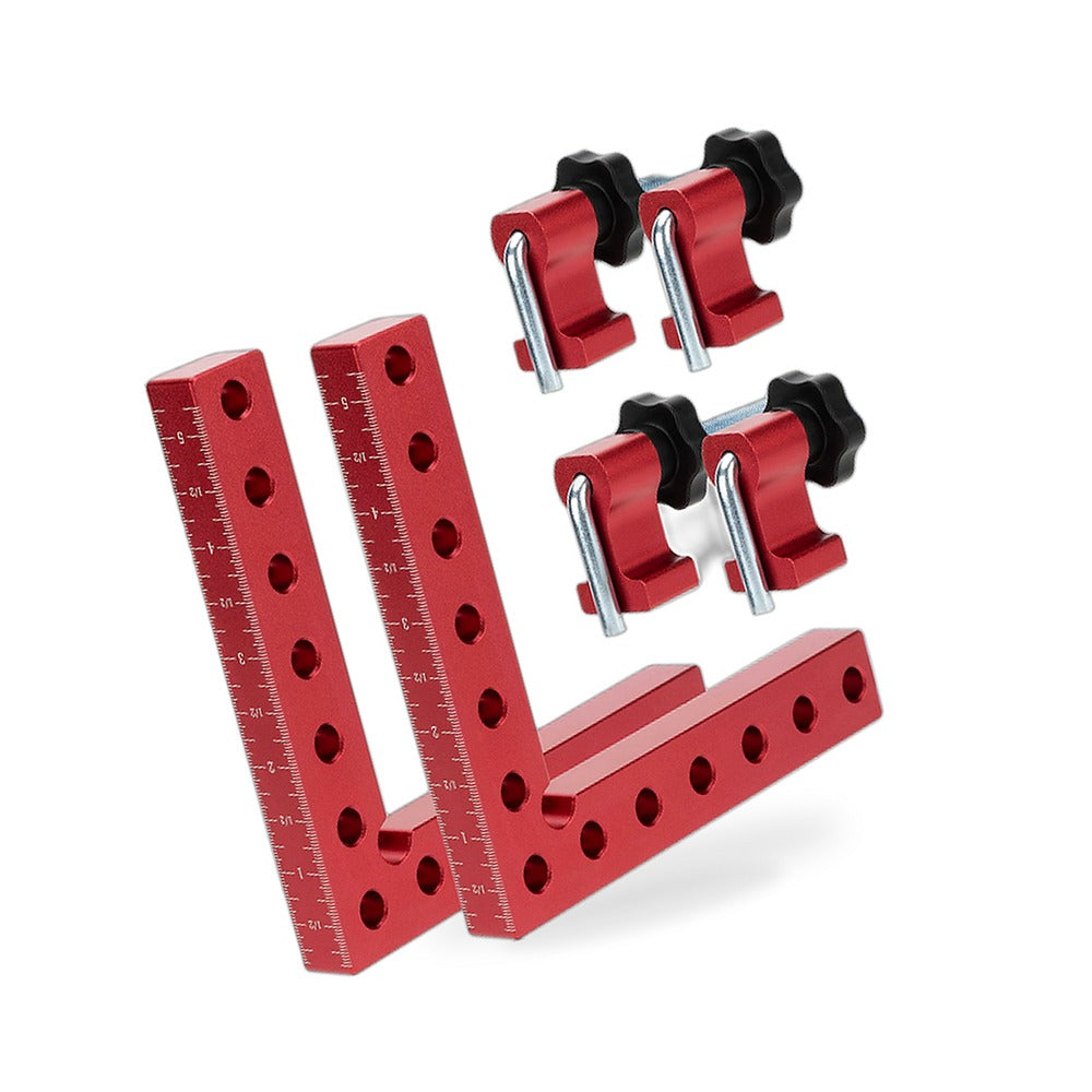 90 Degree Positioning Squares Right Angle Clamp Set Suitable for Woodworking Car