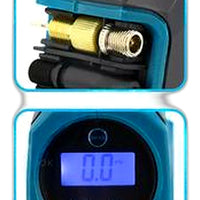 Cordless Digital Tyre LED Inflator Pump Suitable for Makita 18V Battery