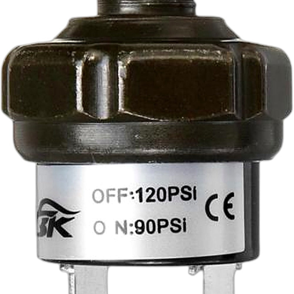 Air Compressor Pressure Switch Suitable for 12V 90-120 PSI 1/8in NPT