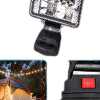 3in 18V LED Work Light Torch with 2x USB Ports Suitable for Makita