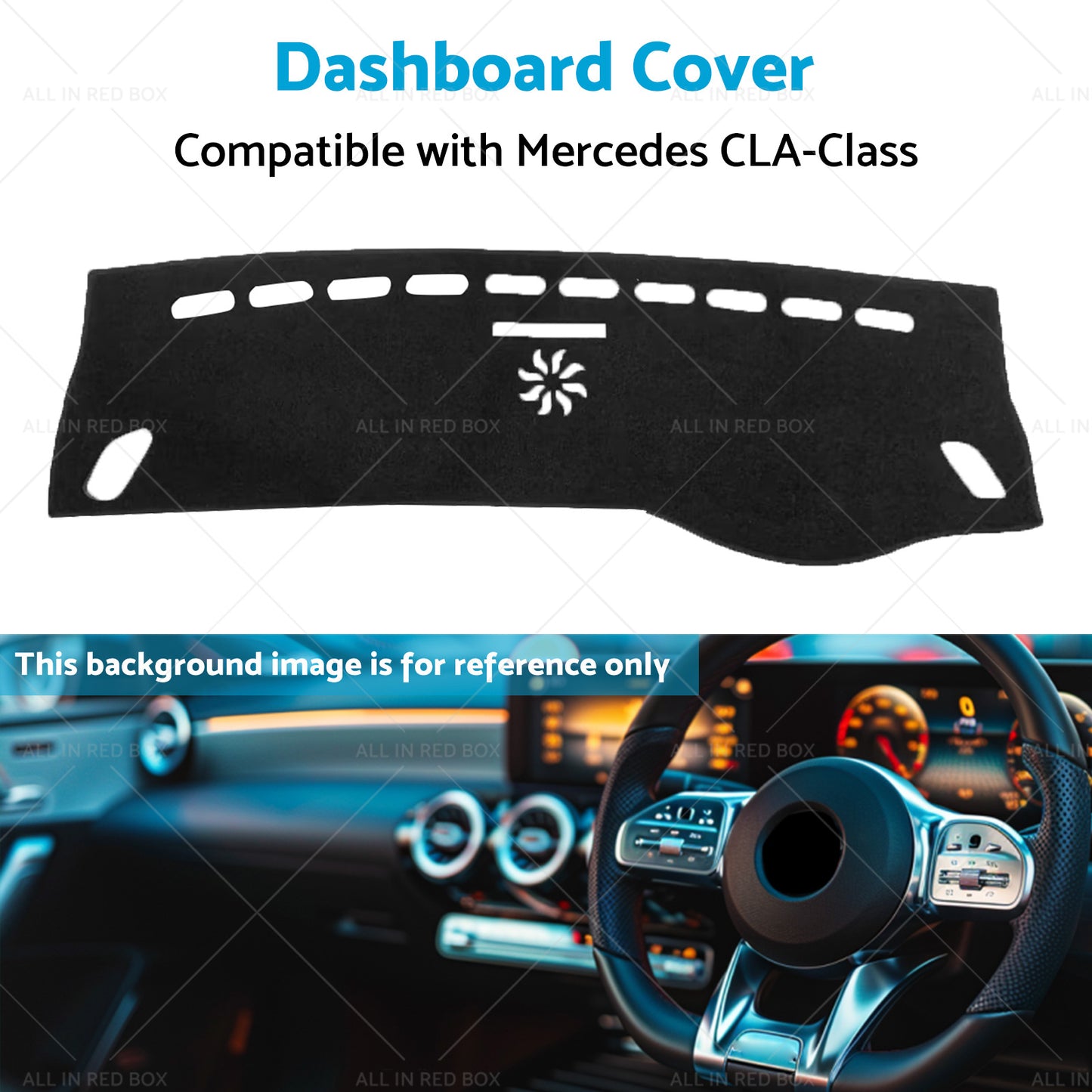 Suitable for Mercedes CLA-Class C117 X117 2013-2019 by Shevron Dash Mat Cover