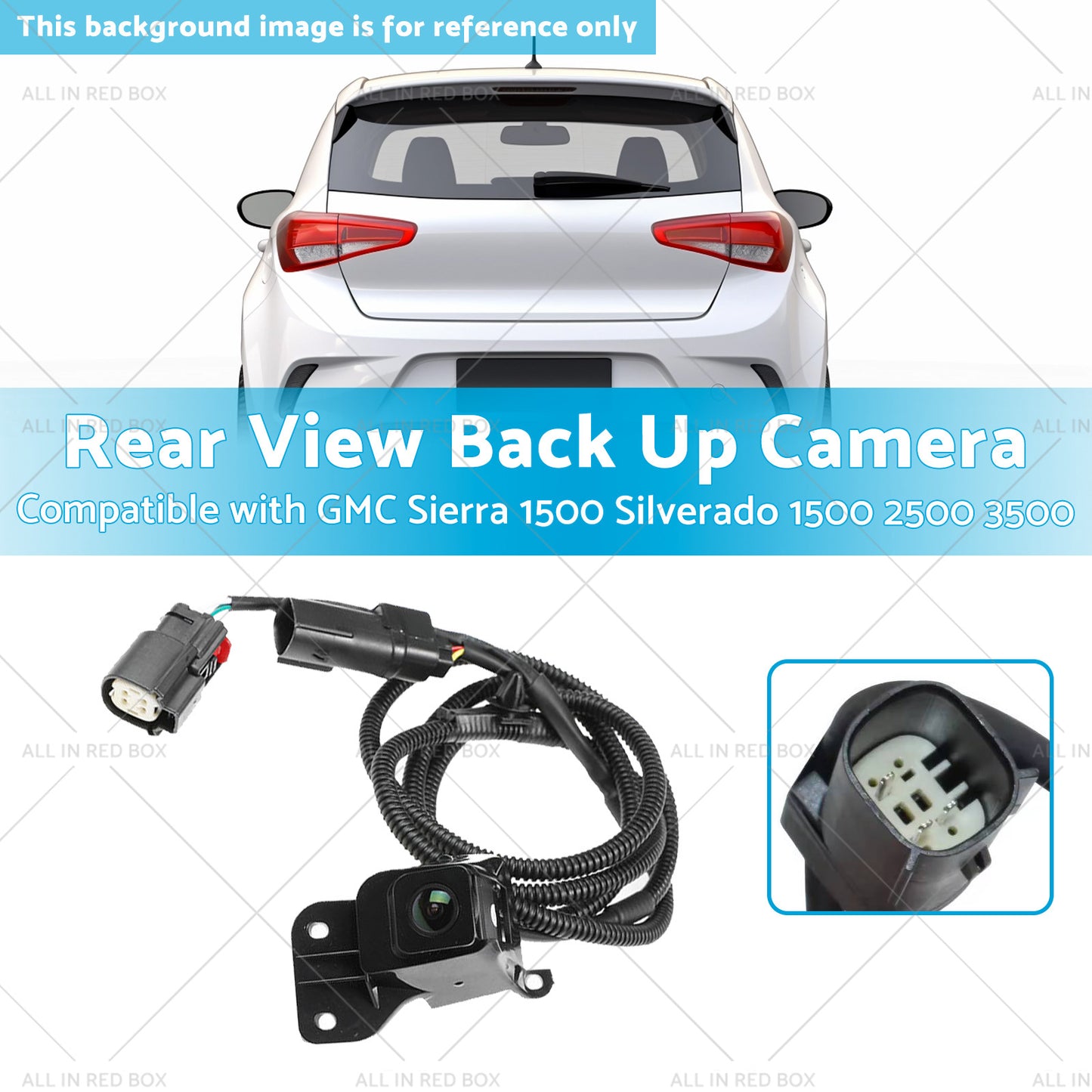 Rear View Camera Suitable for 11-14 GMC Sierra 1500 Silverado 1500 2500 3500