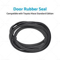 Sliding Door Rubber Seal Moulding Strip Suitable For Toyota Hiace Low Roof 05-17