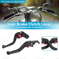 Short Brake Clutch Levers Suitable For Honda MSX 125 Grom MSX 125 SF 2013-2023