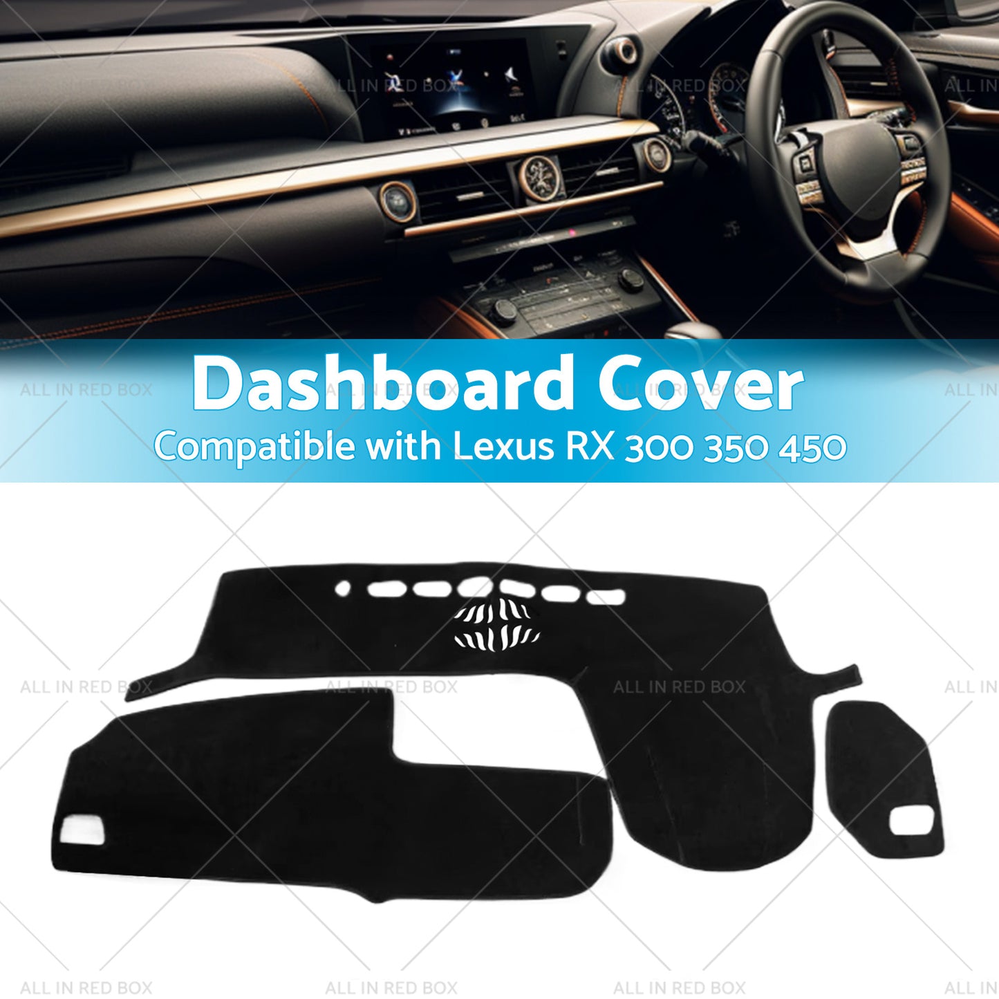 Dash Mat Carpet Suitable for Lexus RX 2016-2019 300 350 450 Dashboard Cover