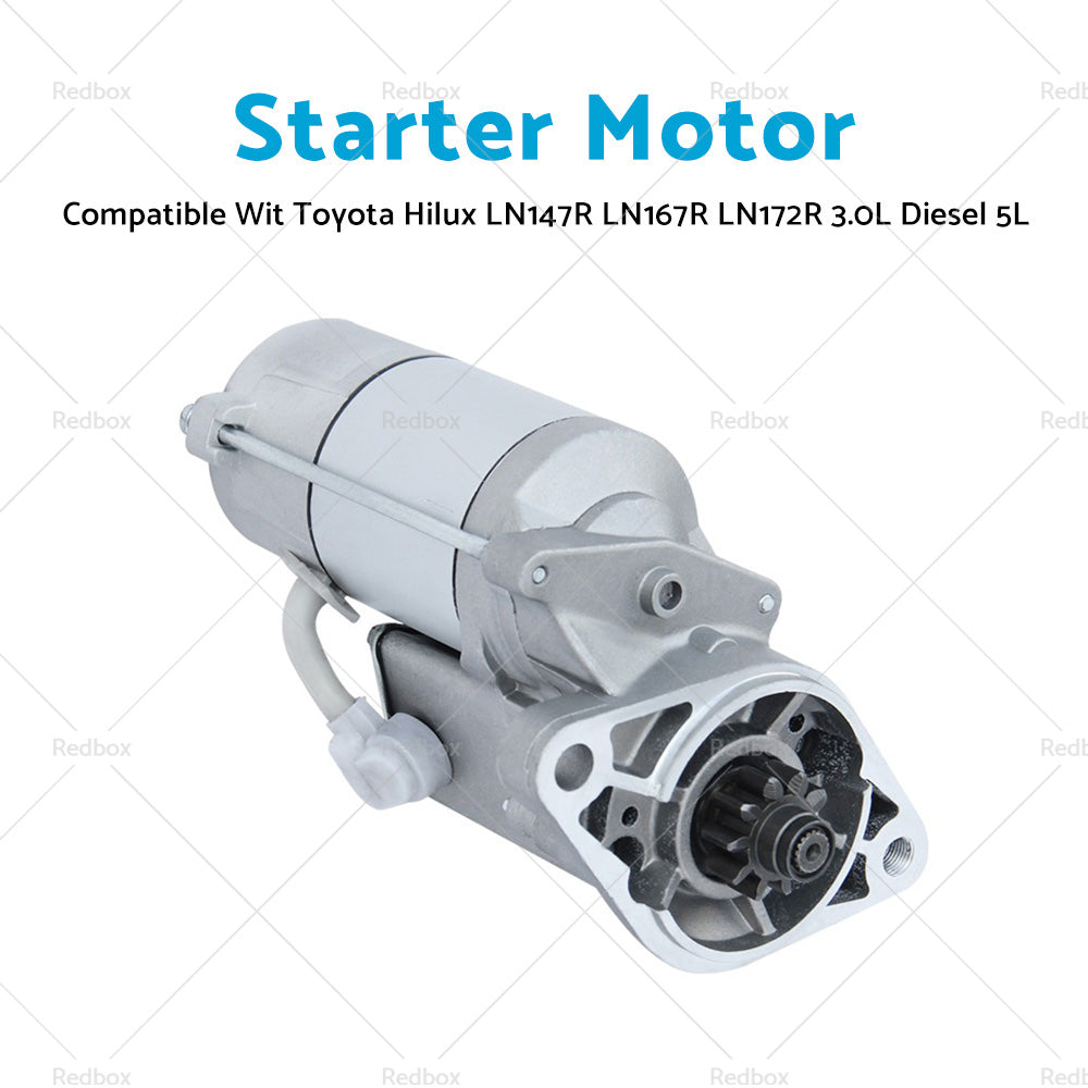 Starter Motor Suitable for TOYOTA HiLux LN86 LN106 LN106R LN107 LN111 eng 3L 2. 8