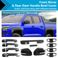 {{ Front Mirror & Rear Door Handle Bowl Cover Suitable For Mitsubishi Triton 23-25 }} - Buy Car Parts Online at {{ Kaka Auto Parts }}.
