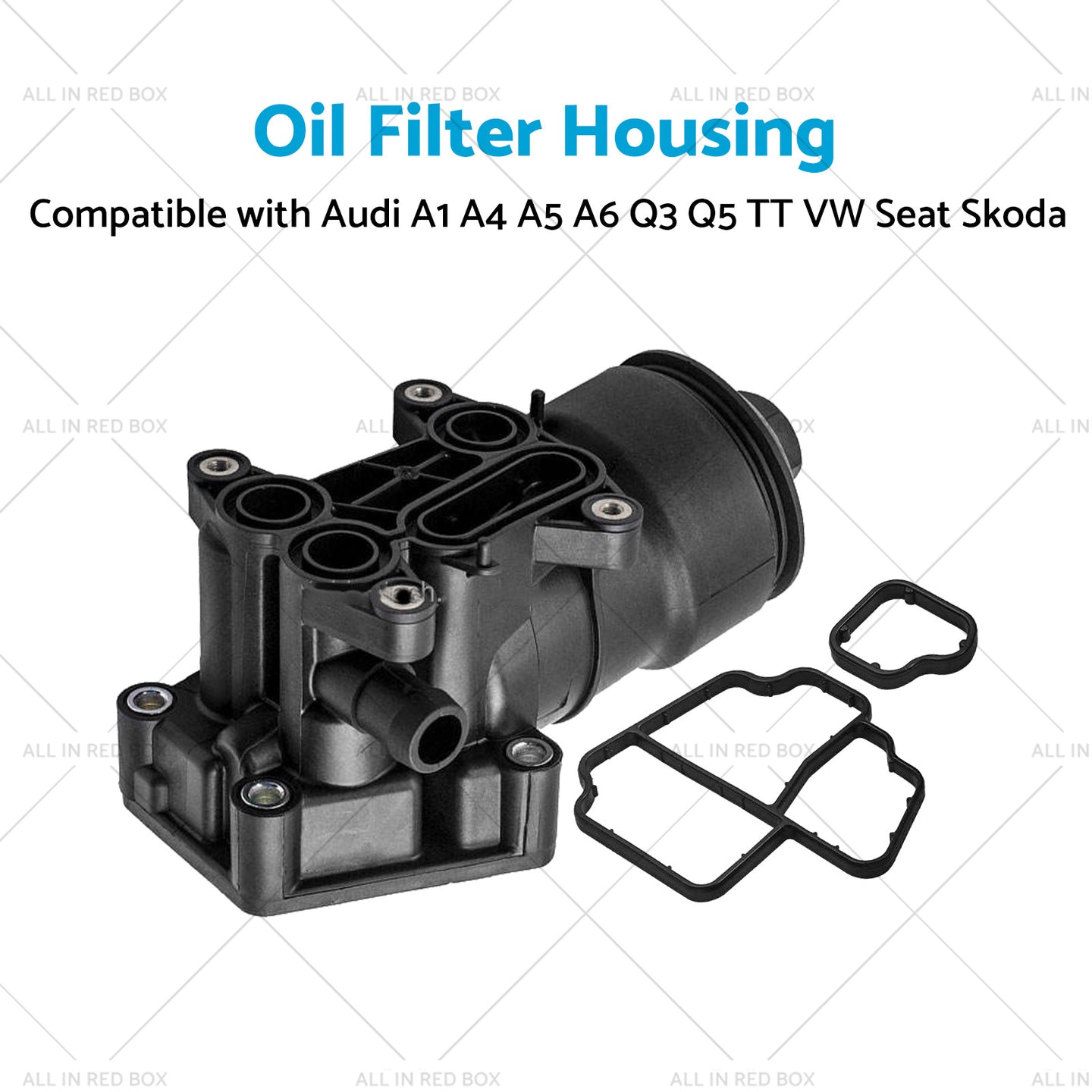 {{ Oil Filter Housing 03L115389H Suitable for VW Seat Skoda Audi A1 A4 A5 A6 Q3 Q5 }} - Buy Car Parts Online at {{ Kaka Auto Parts }}.