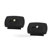 2x Tripod Quick Release Plate Screw Adapter Mount Head Suitable for Velbon CX-44