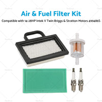 Air Fuel  and  Filter Kit Suitable For Intek V Twin Briggs  and  Stratton Motors 499486S