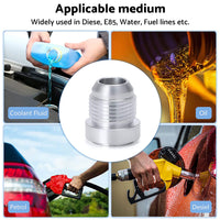 AN10 Male Aluminium weld on JIC bungs x 2 fitting -10AN JXSS032-10-A