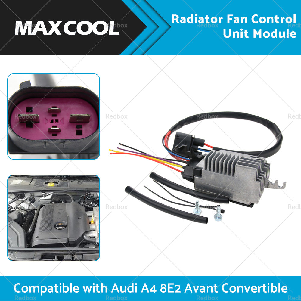 Radiator Fan Control Unit Module Suitable for Audi A4 8E2 Avant Convertible