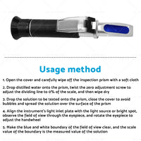 0-100percent Salinity Refractometer Meter Aquarium Sea Salt Water Tester for Aquarium