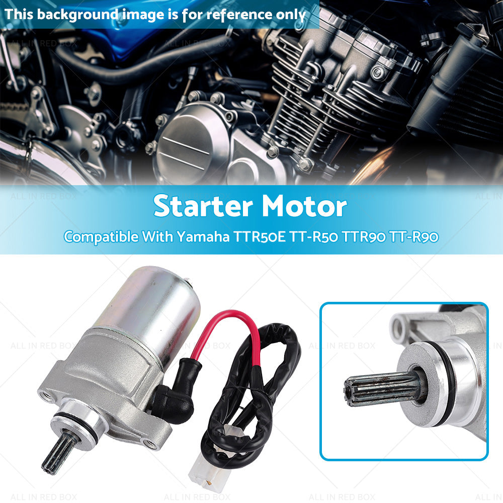 Starter Motor Suitable For Yamaha TTR50E TT-R50 05-17 TTR90 TT-R90 2004-2007