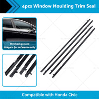 4pcs Window Door Belt Weather Strips Suitable for Honda Civic 06-11