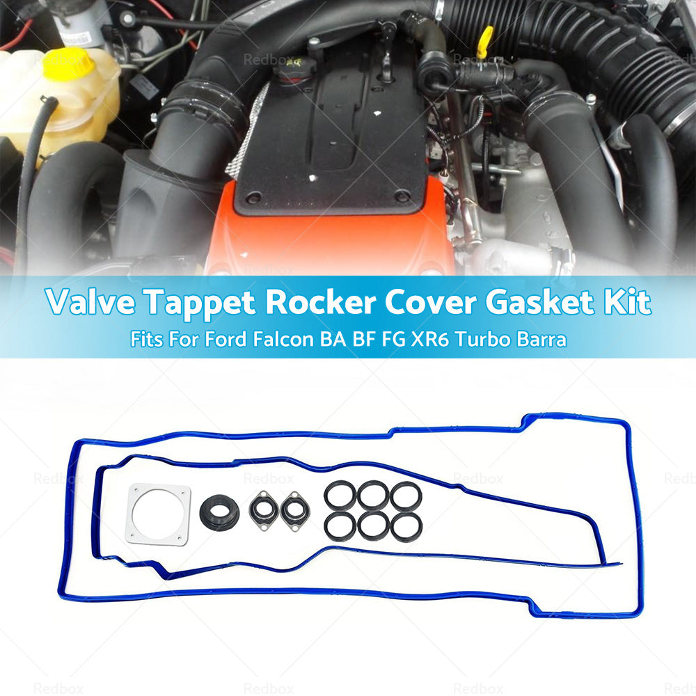 Valve Tappet Rocker Cover Gasket Kit Fits For Ford Falcon BA BF FG XR6 Turbo