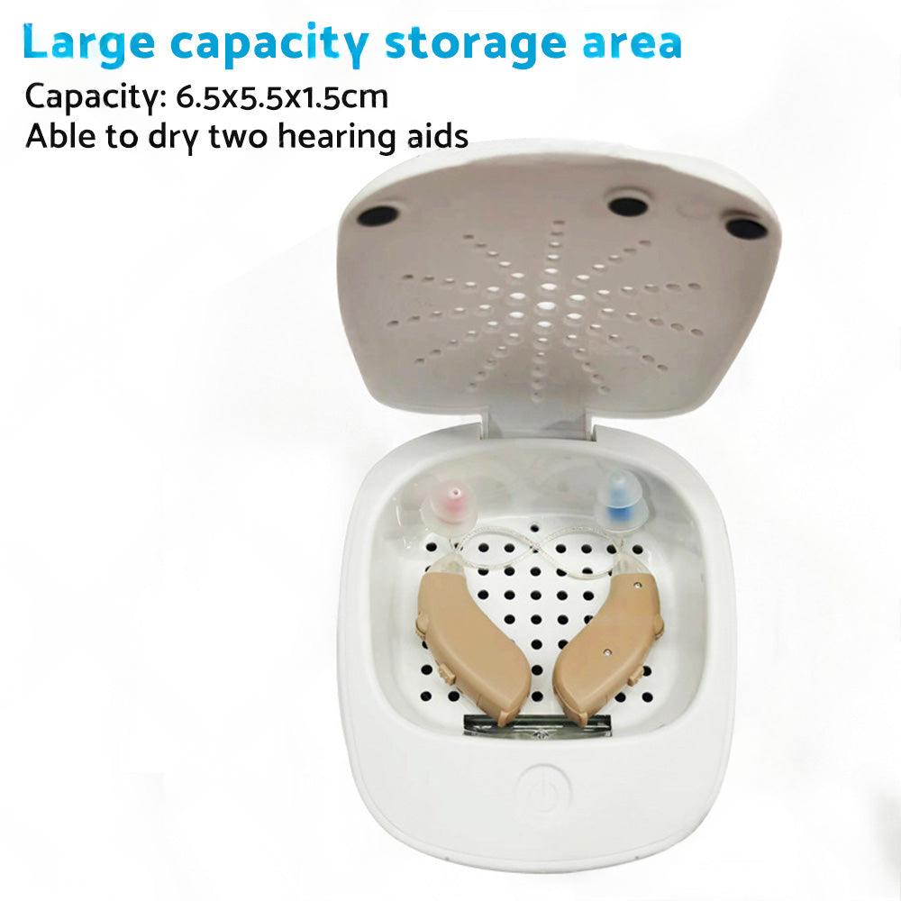 D-Dry+ Electronic Hearing Aid Dryer ¡§C For Cleaning, Drying & Storing Hearing Aids