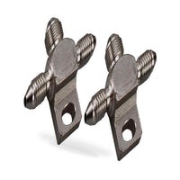 3 AN Male Stainless Steel Brake Hose Tee Block Pair Suitable for Universal Use