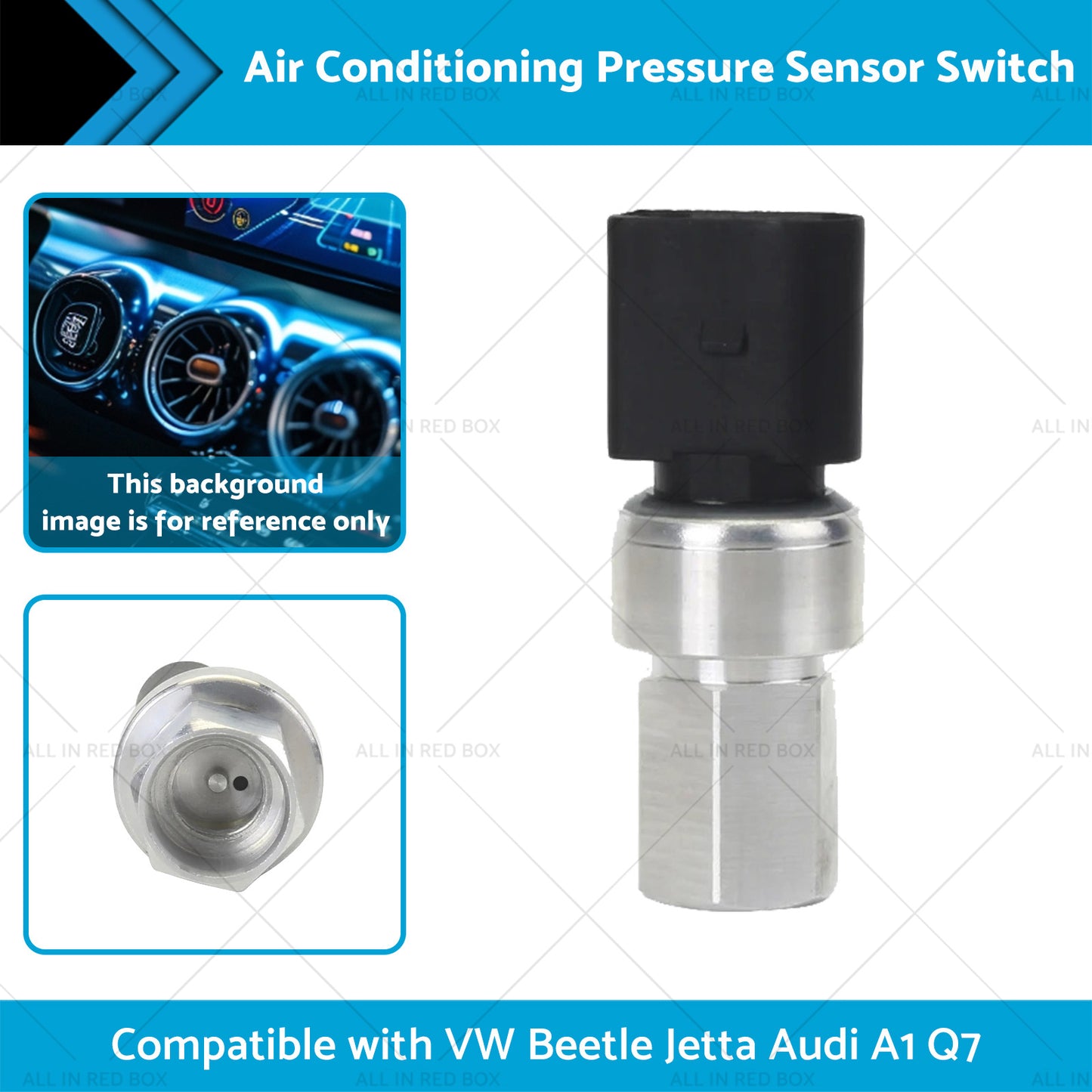 Air Conditioning Pressure Sensor Switch 1K0959126E Suitable For VW Audi A3 S3 Q3