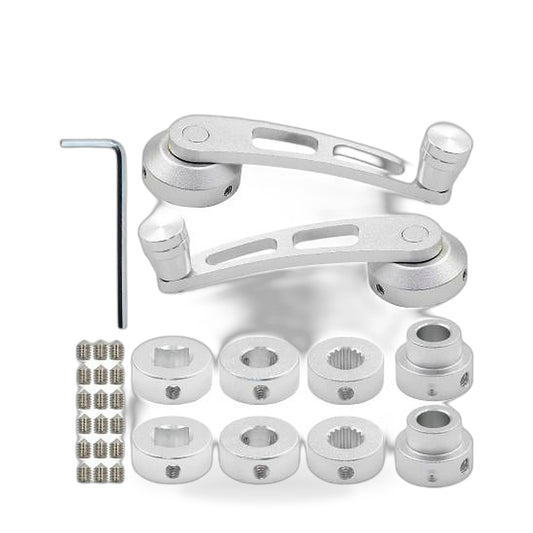 Chrome Billet Aluminum 4 1/4 Window Crank Handle For Hot Rod Chevy Ford Chrysler - ZT2