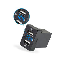 Dual USB Charger Volt Meter Suitable for Toyota Land Cruiser 200 Series