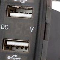Dual USB Car Charger Socket 4.2A Voltmeter Suitable for Toyota 86