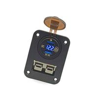 50A Dual USB Socket Flush Mount Recessed Plate Suitable for QC 3.0