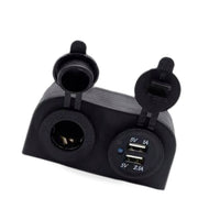 12V Dual USB Port Charger Socket Suitable for Car Boat Caravan