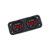 Digital LED Volt Meter Dual Battery Monitor Suitable for Boat Marine DC 12V-24V