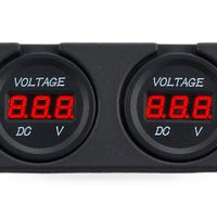 Digital LED Volt Meter Dual Battery Monitor Suitable for Boat Marine DC 12V-24V