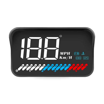 compare product Head Up Display Suitable for Most Vehicles 3.5inch OBD GPS Dual System