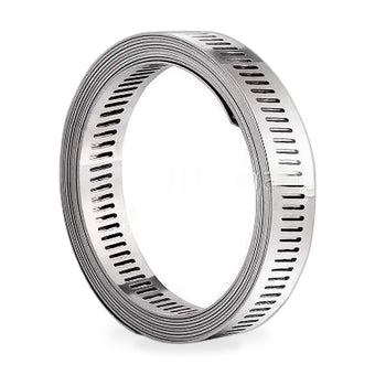 compare product 304 Stainless Steel Worm Clamp Hose Clamps Suitable for DIY Adjustable Use