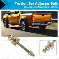 Torsion Bar Adjuster Bolt w  Nut Suitable For Nissan Navara D21 D22 4WD RWD PLD