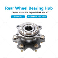 Rear Wheel Bearing Hub Fit For Mitsubishi Pajero NS NT NW NX with 14mm Bolt Hole