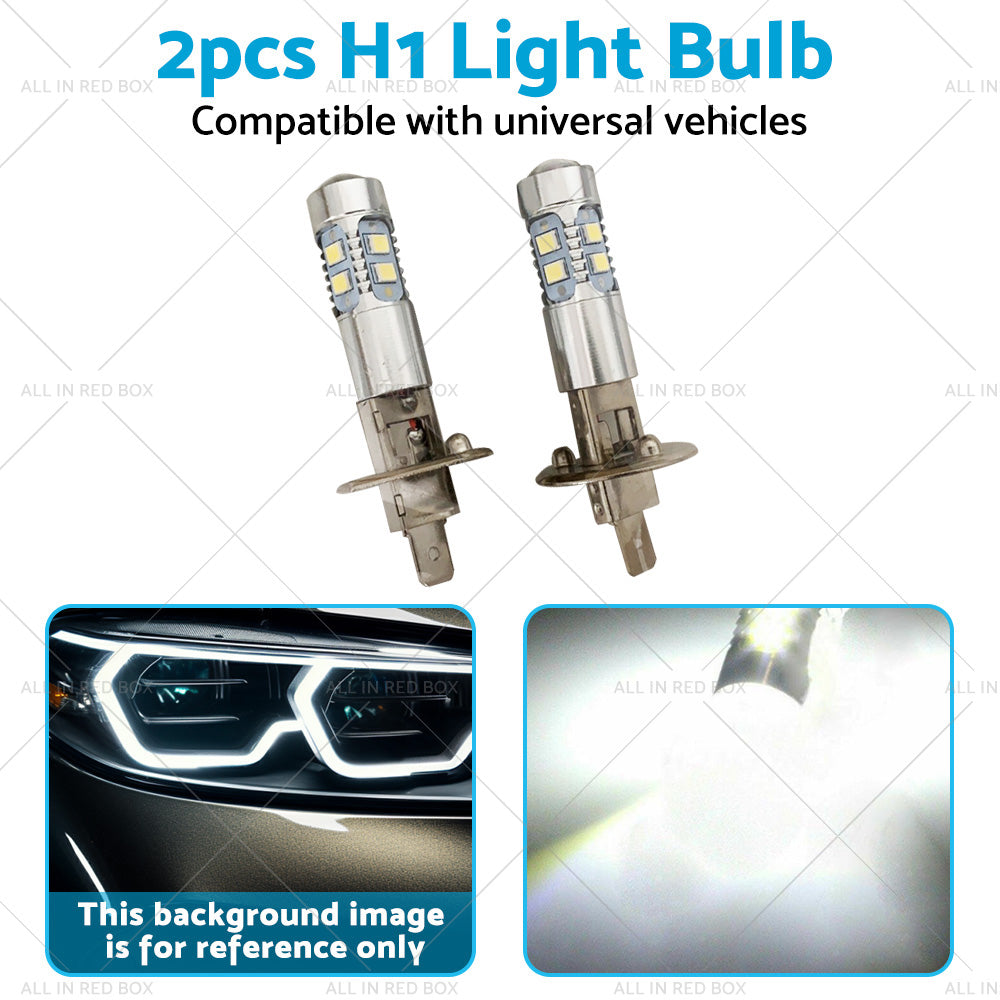 2PCS H1 LED Headlight Bulb CREE XBD Fog Driving Light Car UTE 4WD Lamp Globe