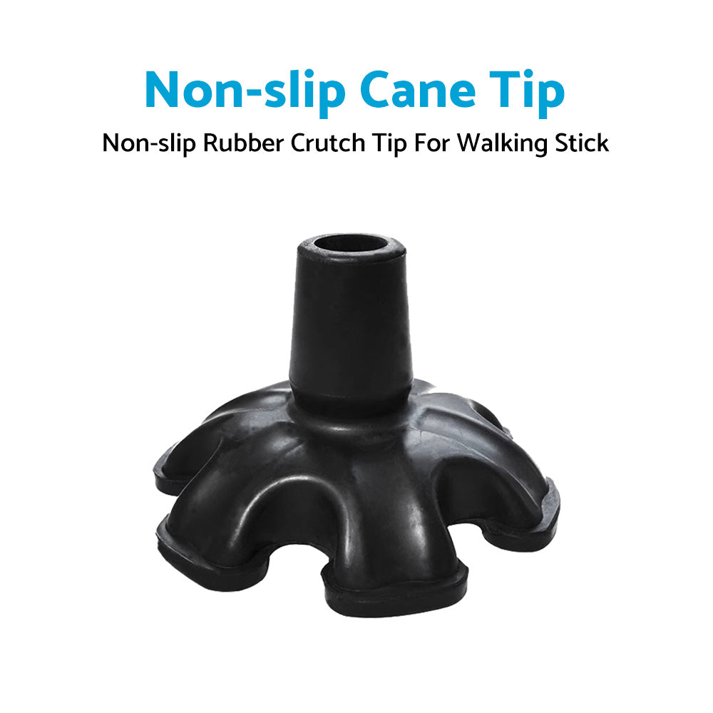 Cane Tip Tripod Non-slip Rubber 19mm Crutch Tip For Walking Stick High Quality