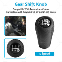 Gear Shift Knob Suitable For Toyota LandCruiser Prado 80 90 120 125 150 Series