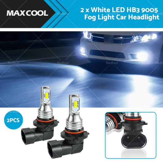 2X HB3 9005 60W 12V Xenon White 6000K Light Car Headlight Lamp Globes Bulbs LED